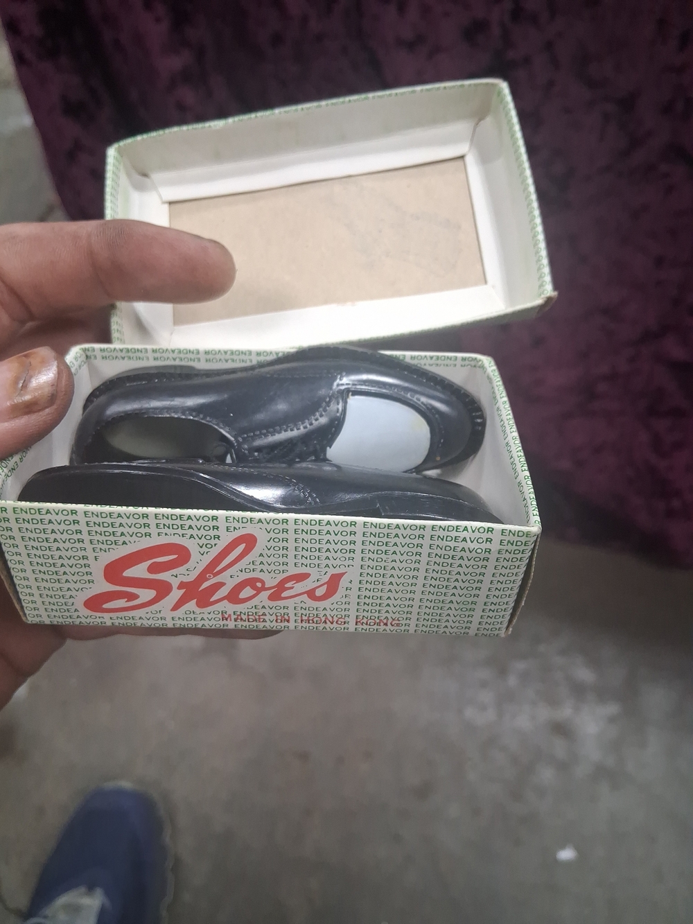 Boys' Black and White Dress Shoes